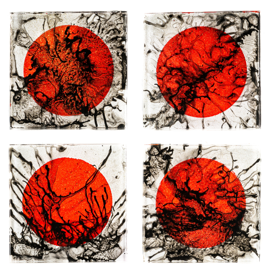 Glasuntersetzer Set #21